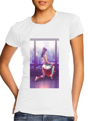 T-Shirt Manche courte cold rond femme Pilates