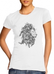 T-Shirt Manche courte cold rond femme Poetic Lion