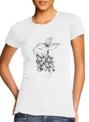 T-Shirt Manche courte cold rond femme Poetic Rabbit 