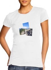 T-Shirt Manche courte cold rond femme Puy mary and chain of volcanoes of auvergne