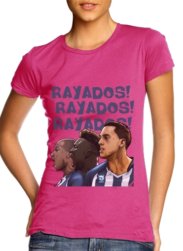 T-Shirt Manche courte cold rond femme Rayados Tridente