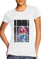 T-Shirt Manche courte cold rond femme Red Fantasy