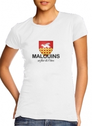 T-Shirt Manche courte cold rond femme Saint Malo Blason