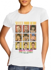 T-Shirt Manche courte cold rond femme Select your Hero Retro 90s