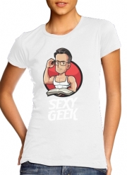 T-Shirt Manche courte cold rond femme Sexy geek