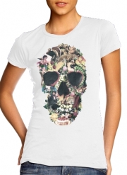 T-Shirt Manche courte cold rond femme Skull Vintage