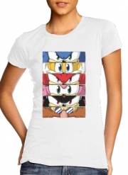 T-Shirt Manche courte cold rond femme Sonic eyes