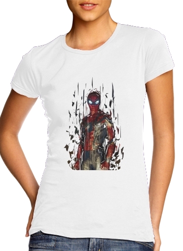 T-Shirt Manche courte cold rond femme Spiderman Poly