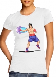 T-Shirt Manche courte cold rond femme Street Pacman Fighter Pacquiao