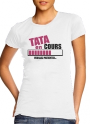 T-Shirt Manche courte cold rond femme Tata en cours Veuillez patienter