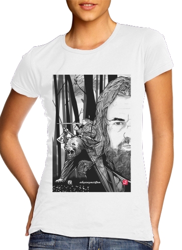 T-Shirt Manche courte cold rond femme The Bear and the Hunter Revenant