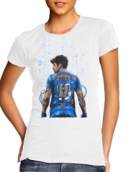 T-Shirt Manche courte cold rond femme The Blue Beast 