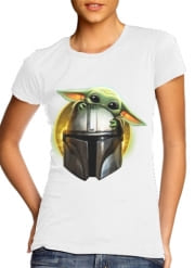 T-Shirt Manche courte cold rond femme The Child Baby Yoda
