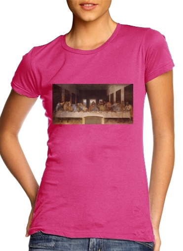 T-Shirt Manche courte cold rond femme The Last Supper Da Vinci