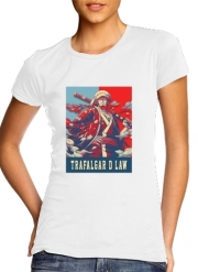 T-Shirt Manche courte cold rond femme Trafalgar D Law Pop Art