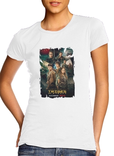 T-Shirt Manche courte cold rond femme Tribes Of Europa