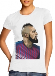 T-Shirt Manche courte cold rond femme Vidal Chilean Midfielder