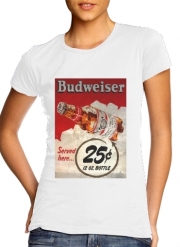 T-Shirt Manche courte cold rond femme Vintage Budweiser