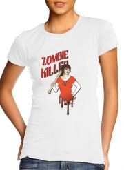 T-Shirt Manche courte cold rond femme Zombie Killer