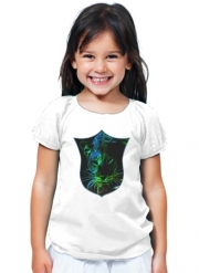 T-Shirt Fille Abstract neon Leopard