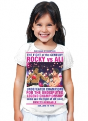 T-Shirt Fille Ali vs Rocky