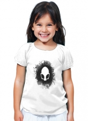T-Shirt Fille Skull alien