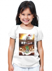 T-Shirt Fille Attack On Chicken