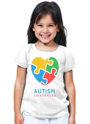 T-Shirt Fille Autisme Awareness