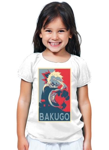 T-Shirt Fille Bakugo Katsuki propaganda art