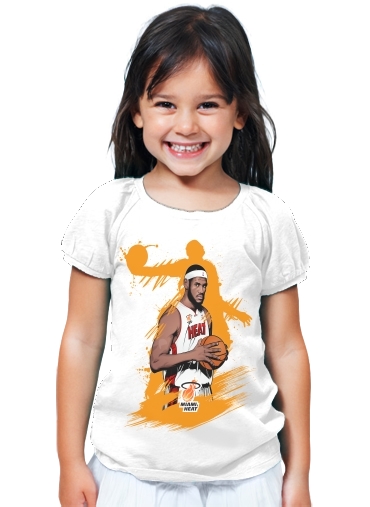 T-Shirt Fille Basketball Stars: Lebron James