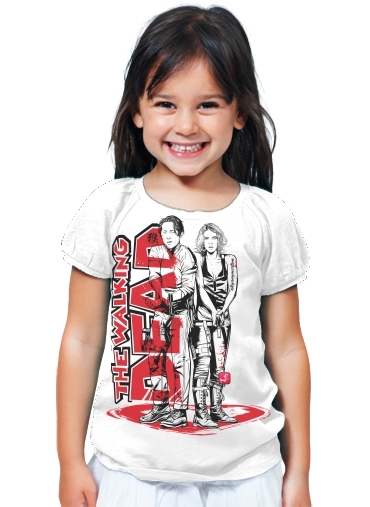 T-Shirt Fille Be my Valentine TWD