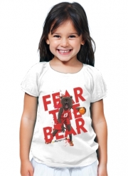 T-Shirt Fille Beasts Collection: Fear the Bear