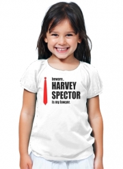 T-Shirt Fille Beware Harvey Spector is my lawyer Suits