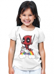 T-Shirt Fille Deadpool Unicorn