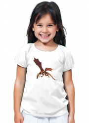 T-Shirt Fille Dragon Attack