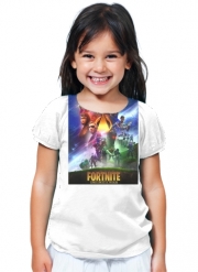 T-Shirt Fille Fortnite Skin Omega Infinity War