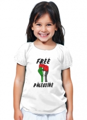 T-Shirt Fille Free Palestine