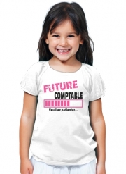 T-Shirt Fille Future comptable - Cadeau pour étudiante