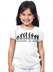 T-Shirt Fille Geek Evolution