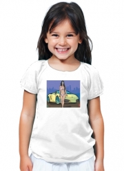 T-Shirt Fille GTA collection: Bikini Girl Florida Beach