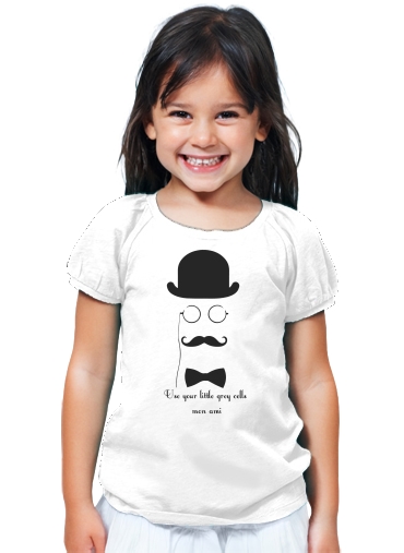 T-Shirt Fille Hercules Poirot Quotes