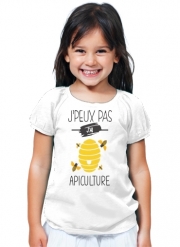 T-Shirt Fille J'peux pas j'ai apiculture