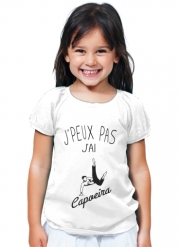 T-Shirt Fille Je peux pas j'ai Capoeira
