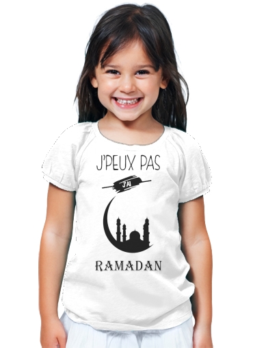 T-Shirt Fille Je peux pas j'ai ramadan