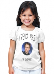 T-Shirt Fille Je peux pas jai Robert Pattinson