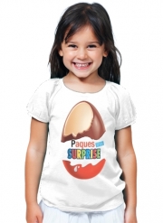 T-Shirt Fille Joyeuses Paques Inspired by Kinder Surprise