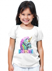 T-Shirt Fille Licorne Fortnite