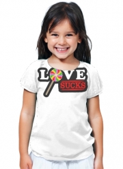 T-Shirt Fille Love Sucks