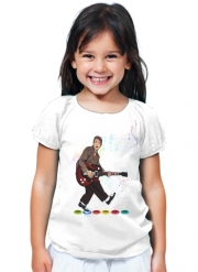 T-Shirt Fille Marty McFly plays Guitar Hero