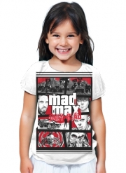 T-Shirt Fille Mashup GTA Mad Max Fury Road